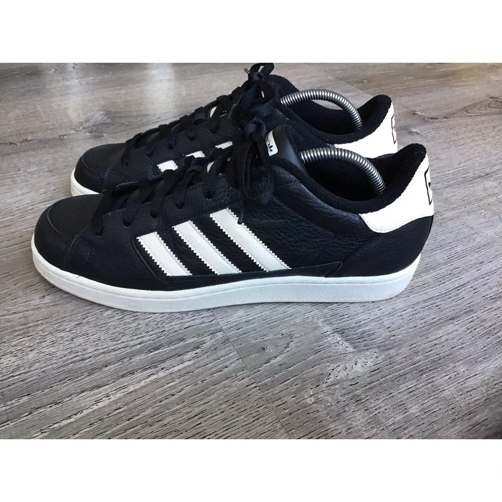 Adidas Super Skate Lo Black White Stripe 2005 Men's Size 11 950977 779001 Shoes